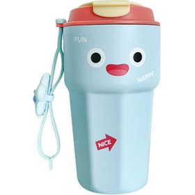 تصویر تراول ماگ مدل Happy بند عروسکی گنجایش 0.45 لیتر Happy Travel Mug