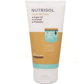 تصویر ماسک مو آرگان نوتریسل نئودرم|Neuderm nutrisol argan hair mask 