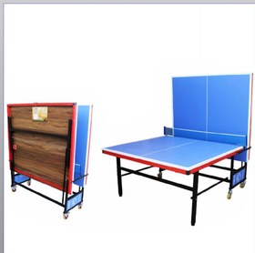 تصویر میز پینگ پنگ 4 چرخ 25میل MDF 