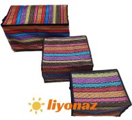 تصویر بقچه لباس جاجیمی سایز دو مدل LUX 