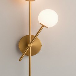 تصویر لوستر دیواری D122 - مشکی 