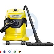 تصویر جاروبرقی آب و خاک کرشر مدل WD4 