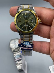 تصویر کاسیو مردانه casio بدنه استیل کیفیت عالی رنگ ثابت موتور ژاپن تاریخ دار 