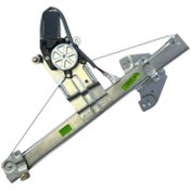 تصویر مجموعه شیشه بالابربرقی در عقب چپ کد 486208 مناسب برای چانگان CS35 