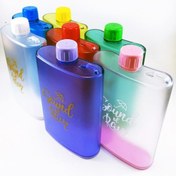 تصویر قمقمه کتابی با طرح لاتین 