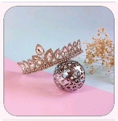 تصویر نیم تاج عروسکی سنگ و نگین اصل 