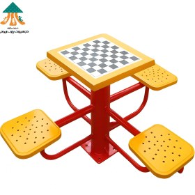 تصویر میز شطرنج ۴ نفره پارکی کد G117 