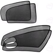 تصویر پرده بغل دودی ۴ تیکه مناسب پژو ۲۰۶ 