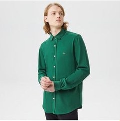 تصویر Lacoste پیراهن سبز باریک مردانه 