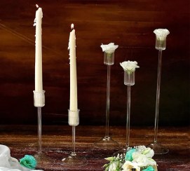 تصویر جا شمعی قلمی پیرکس سایزهای مختلف 