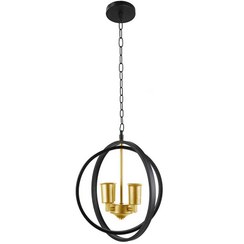 تصویر لوستر فلزی 4 شعله مدل ساتیاری 