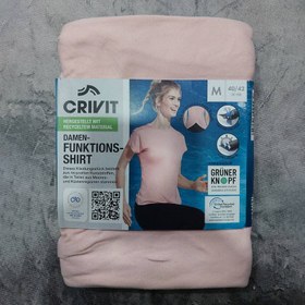 تصویر تیشرت ورزشی زنانه کریویت CRIVIT T-Shirt Technique Femme صورتی 