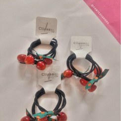 تصویر کش مو گیلاسی دوتایی زنانه 