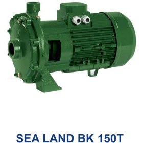 تصویر الکتروپمپ دو پروانه 1.5 اسب سه فاز سیلند مدل SEA LAND BK 150T 