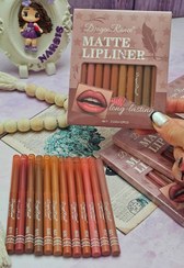 تصویر پک خط لب شمعی پیچی دراگون رانی رنگ نود با بافت نرم و ماندگاری بالا 