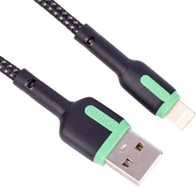 تصویر کابل لایتنینگ فست شارژ هیسکا Hiska LX-835i 1m hiska lx835i lightning cable 1m