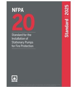 تصویر NFPA 20- 2025- Standard for the Installation of Stationary Pumps for Fire Protection- دانلود استاندارد نصب پمپ های آتشنشانی 