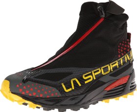 تصویر La Sportiva Crossover 2.0 GTX Waterproof Mountain Running Shoe for Men 43.5 M EU Black/Yellow 