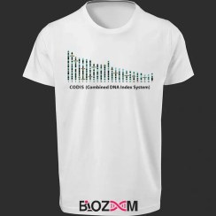 تصویر تیشرت طرح CODIS زیست شناسی – کد 143 