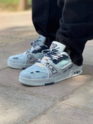 تصویر کتانی مردانه لویی ویتون سایز ۴۰ تا ۴۲ رنگ سفید آجری 