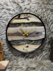 تصویر ساعت دیواری روستیک ا Rustic wall clock Rustic wall clock
