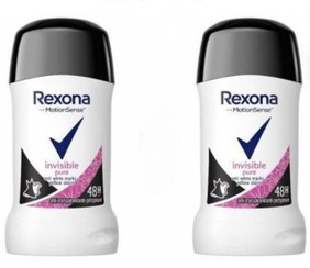 تصویر استیک ضد تعریق زنانه مدل Invisible Pure حجم 40میل رکسونا Rexona Deodorant Stick Invisible Pure For Women 40ml