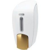 تصویر جا مایع صبا مدل کاملیا - سفید با شصتی طلایی CAMELIA dispense