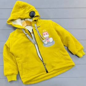 تصویر سویشرت داخل خزدار دخترونه مدل عروسکی_۱۸۱۰ 