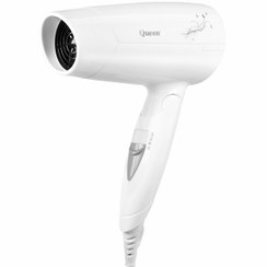 تصویر سشوار 1200وات تاشو کوئین HD320 (مسافرتی) Queen Compact Hair Druern 1200W HD320