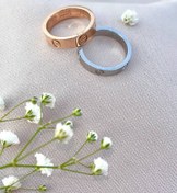 تصویر انگشتر کارتیه استیل 