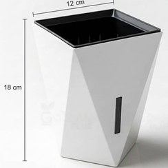 تصویر گلدان هیدروپونیک مدرن برند راما - سفید / سایز 1 Rama