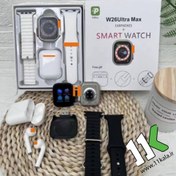 تصویر ساعت هوشمند مدل W26 ULTRA Max BLC به همراه هندزفری بلوتوثی ا W26 ULTRA Max Smart Watch with Wireless Airpods W26 ULTRA Max Smart Watch with Wireless Airpods