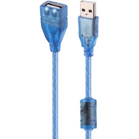 تصویر کابل افزایش طول Gold Oscar USB 1.5m شیلد دار Gold Oscar USB 1.5m Male To USB Female Cable