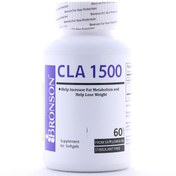 تصویر سافت ژل سی ال ای 1500 برونسون 60 عدد Bronson CLA 1500 60 Softgels