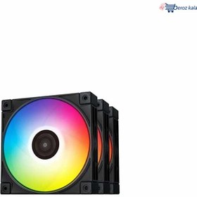 تصویر فن خنک کننده کیس (FC120 BLACK (3 IN 1 DEEPCOOL (FC120 BLACK (3 IN 1