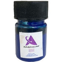 تصویر رنگ خمیری آبی 