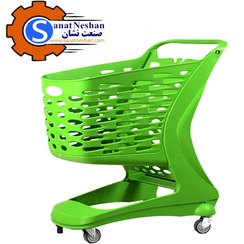 تصویر چرخ خرید فروشگاهی ۹۰ لیتری کد ۸۲۶۶ 