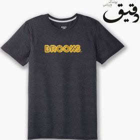 تصویر تیشرت ورزشی بروکس Brooks short sleeve نوک مدادی Brooks short sleeve