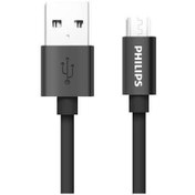 تصویر کابل 1 متری Micro USB فیلیپس مدل DLC2416U Philips DLC2416U Micro USB Cable 1m