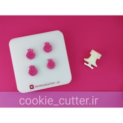 تصویر کاترفشاری قند تزیینی طرح انار یلدا خندون 