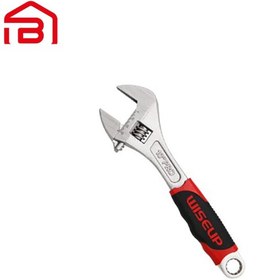 تصویر آچار فرانسه صنعتی 10 اینچ وایزاپ Industrial French Wrench, 10 inches, Wiseup