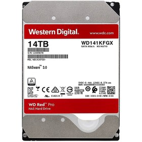 تصویر هارددیسک اینترنال وسترن دیجیتال مدل Red PRO WD141KFGX ظرفیت 14 ترابایت Western Digital Red PRO WD141KFGX Internal Hard Drive 14TB