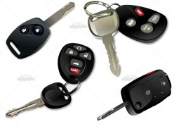 تصویر وکتور سوئیچ ماشین 