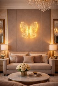 تصویر چراغ دیواری پروانه کد2168 