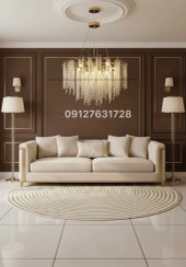 تصویر لوستر رایکا کریستالی برفی درختی 