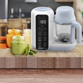 تصویر غذاساز بچه عرشیا مدل BB786-2864 عملکرد 7 کاره Arshia baby food processor model BB786-2864 with 7 functions