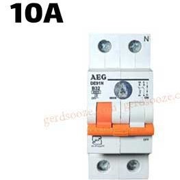 تصویر فیوز مینیاتوری دو فاز 10 آمپر AEG تیپ B ا Miniature Circuit Breaker 2P 10A AEG Miniature Circuit Breaker 2P 10A AEG