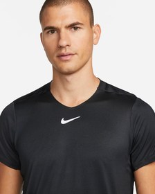 تصویر تی شرت تنیس مردانه نایک NikeCourt Dri-FIT Advantage- مشکی 