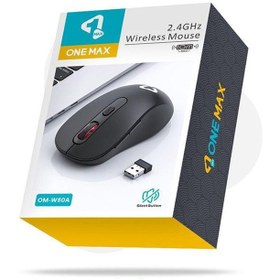 تصویر موس بی سیم وان مکس مدل GW80A ONE MAX MOUSE WIRELES (SILENT)-GW80A