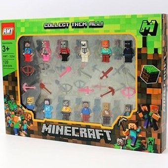 شخصیت ماینکرافت 12 مدل AMT MINECRAFT 3254 - 0
